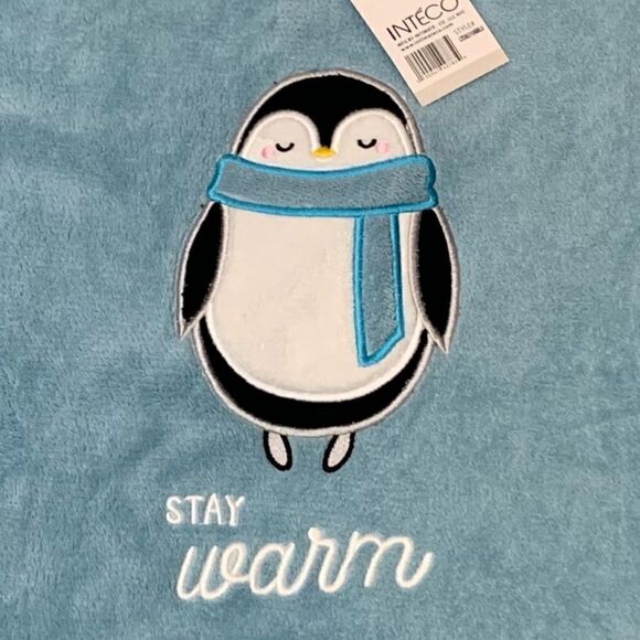 NWT INTECO intimates 3X plush fleece penguin long sleeve top - Picture 3 of 12